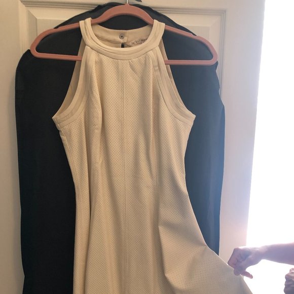 Faux Leather Party Dress - Picture 1 of 7